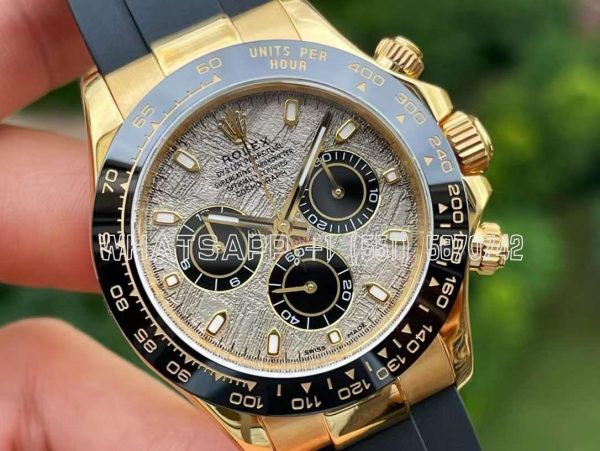 Rolex Daytona 116518LN Meteorite Dial in Yellow Gold NOOB Factory