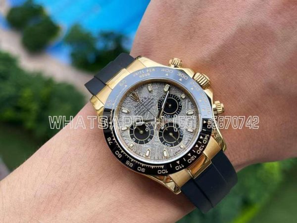 Rolex Daytona 116518LN Meteorite Dial in Yellow Gold NOOB Factory - Image 8