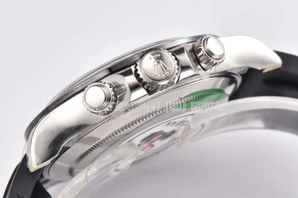 Rolex Daytona 116519 Black Dial on Oysterflex Strap SH4130 Clean Factory - Image 3