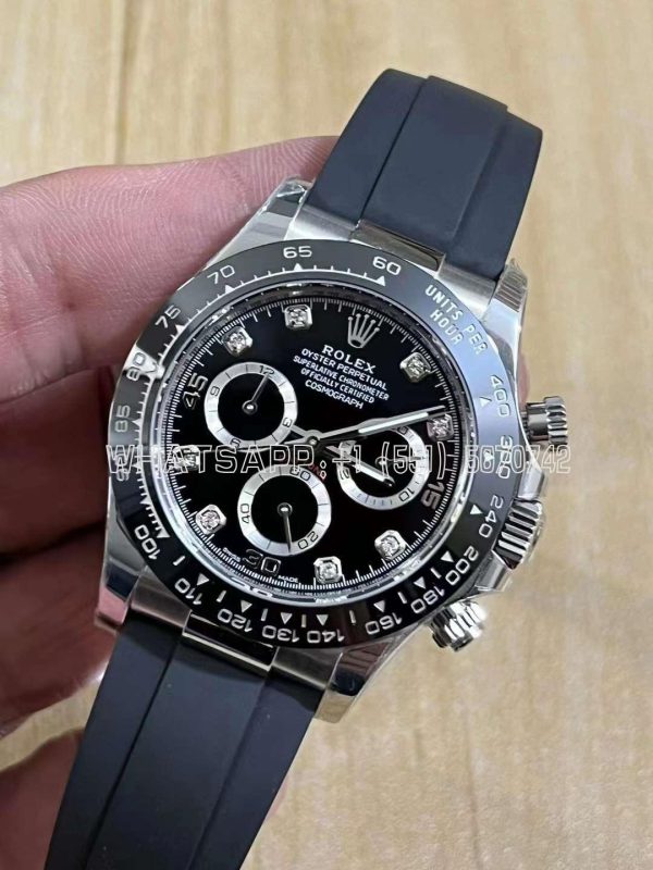 Rolex Daytona 116519 Black/Grey Dial on Oysterflex Strap SH4130 BT Factory