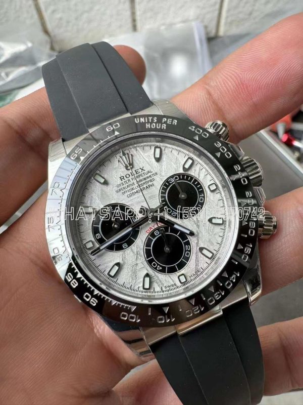 Rolex Daytona 116519LN Meteorite Dial in White Gold BT Factory