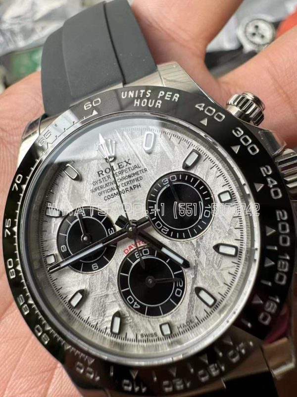 Rolex Daytona 116519LN Meteorite Dial in White Gold BT Factory