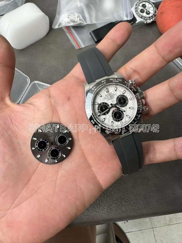 Rolex Daytona 116519LN Meteorite Dial in White Gold BT Factory