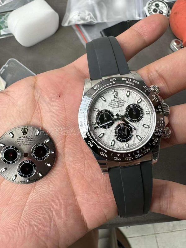 Rolex Daytona 116519LN Meteorite Dial in White Gold BT Factory
