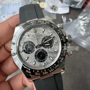 Rolex Daytona 116519LN Meteorite Dial in White Gold Swiss 4130 Clean Factory