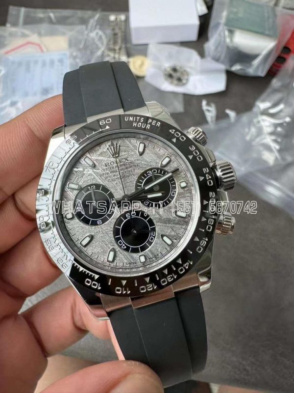 Rolex Daytona 116519LN Meteorite Dial in White Gold Swiss 4130 Clean Factory