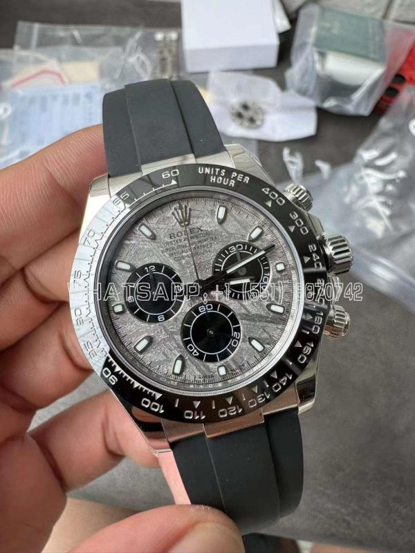 Rolex Daytona 116519LN Meteorite Dial in White Gold Swiss 4130 Clean Factory