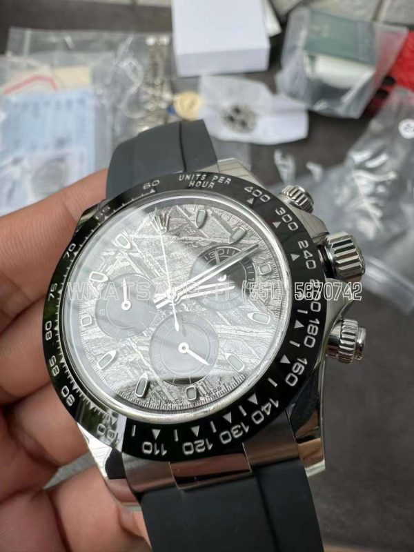 Rolex Daytona 116519LN Meteorite Dial in White Gold Swiss 4130 Clean Factory - Image 3