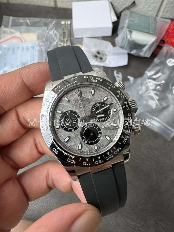 Rolex Daytona 116519LN Meteorite Dial in White Gold Swiss 4130 Clean Factory