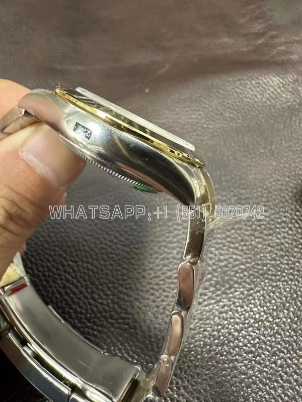 Rolex Daytona 116523 SS 904L & Yellow Champagne Dial Swiss 4130 Clean Factory - Image 6