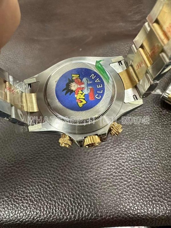 Rolex Daytona 116523 SS 904L & Yellow Champagne Dial Swiss 4130 Clean Factory - Image 7