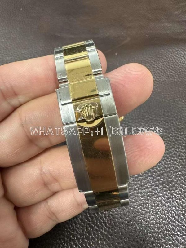 Rolex Daytona 116523 SS 904L & Yellow Champagne Dial Swiss 4130 Clean Factory - Image 8
