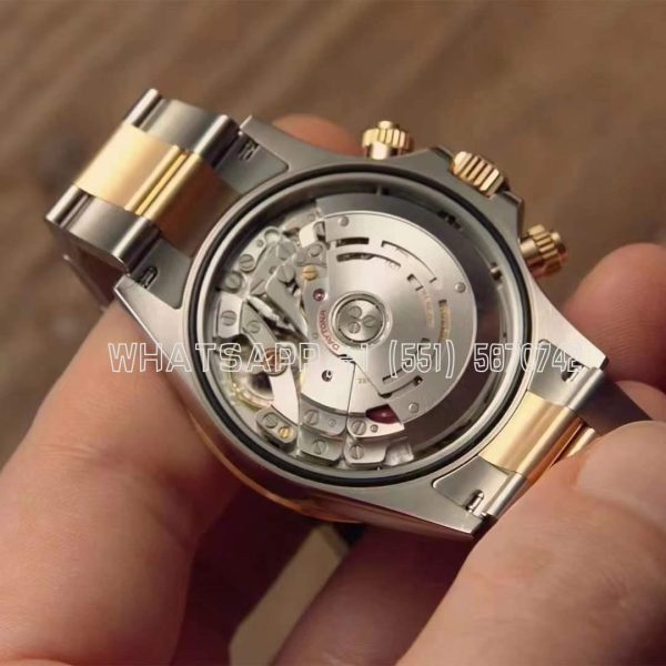 Rolex Daytona 116523 SS 904L & Yellow Gold White Dial Swiss 4130 BT Factory - Image 7