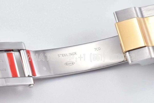 Rolex Daytona 116523 SS 904L & Yellow Gold White Dial Swiss 4130 Clean Factory - Image 8