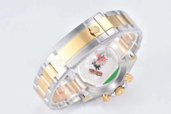 Rolex Daytona 116523 steel and yellow gold  with mother-of-pearl dial Swiss 4130 Clean Factory - Image 9