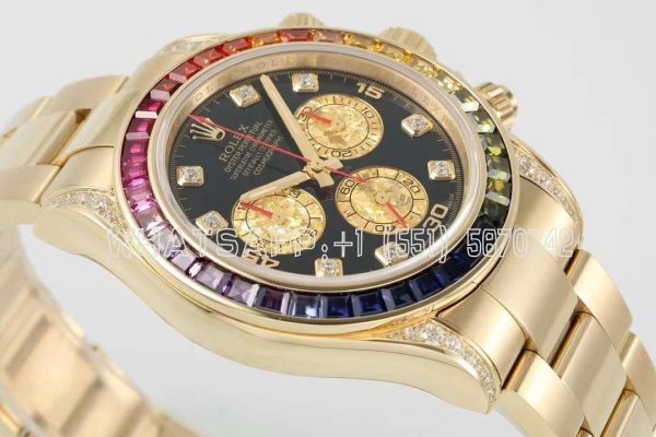 Rolex Daytona 116589RBOW in Yellow Gold 4130