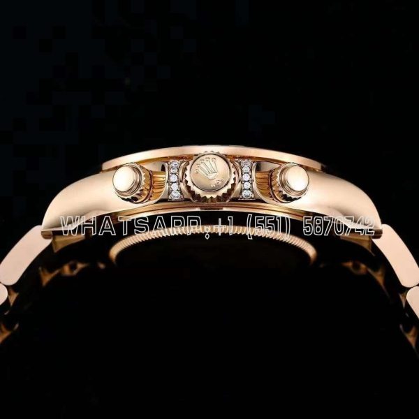 Rolex Daytona 116595 RBOW With 18K Rose Gold Diamond Dial Swiss 4130 Clean Factory - Image 6