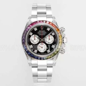 Rolex Daytona 116599RBOW in White Gold 4130