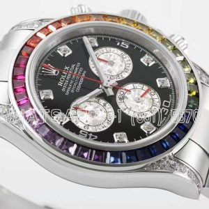 Rolex Daytona 116599RBOW in White Gold 4130