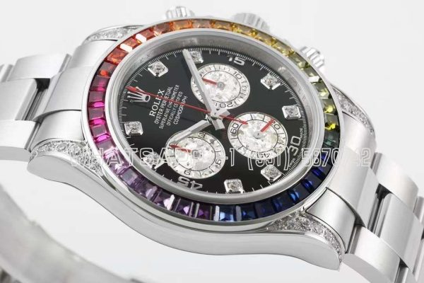 Rolex Daytona 116599RBOW in White Gold 4130