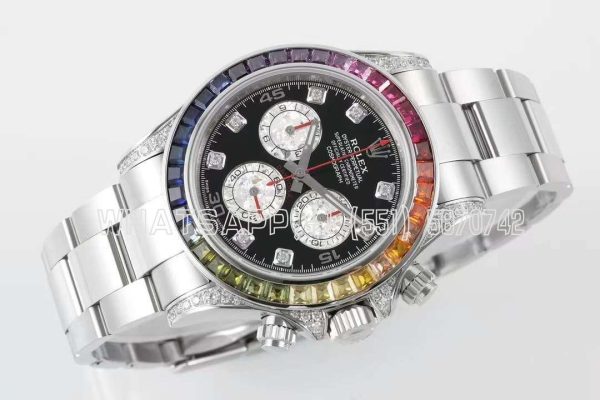 Rolex Daytona 116599RBOW in White Gold 4130 - Image 5