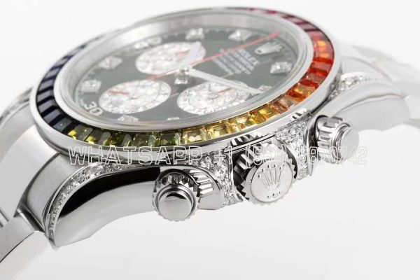 Rolex Daytona 116599RBOW in White Gold 4130 - Image 7
