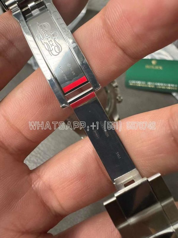 Rolex Daytona 126500 Black Dial on SS Bracelet Strap SH4131 VS Factory - Image 6