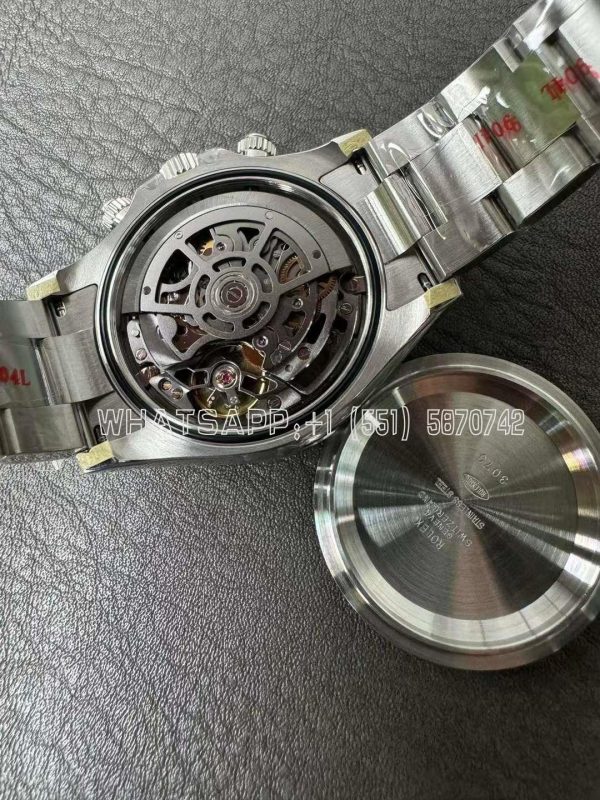 Rolex Daytona 126500 Black Dial on SS Bracelet Strap SH4131 VS Factory