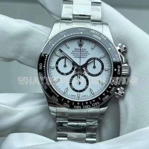 Rolex Daytona 126500 White Dial on SS Bracelet Strap 4131