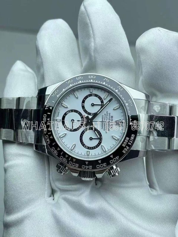 Rolex Daytona 126500 White Dial on SS Bracelet Strap 4131