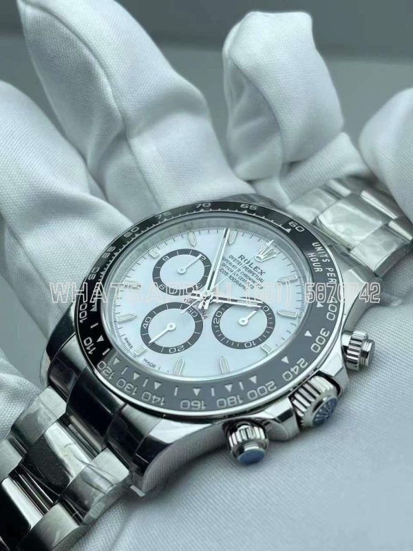 Rolex Daytona 126500 White Dial on SS Bracelet Strap 4131