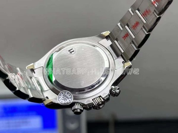 Rolex Daytona 126500 White Dial on SS Bracelet Strap SH4131 VS Factory - Image 4