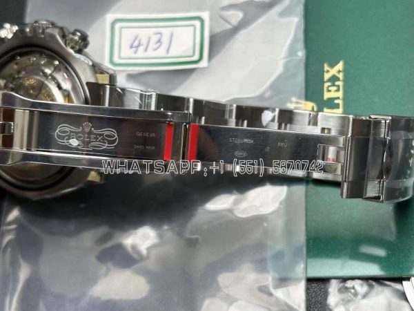Rolex Daytona 126500 White Dial on SS Bracelet Strap SH4131 VS Factory - Image 8