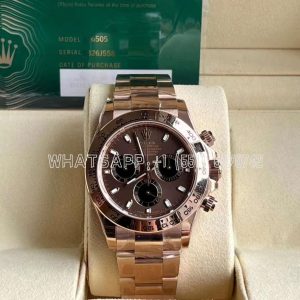 Rolex Daytona 126505 Brown/Black Dial On Oyster Bracelet Swiss 4130 BT Factory