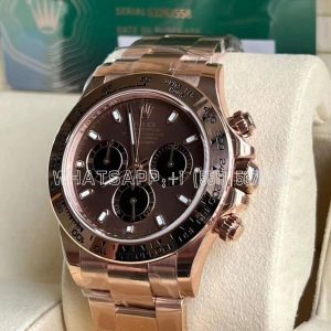 Rolex Daytona 126505 Brown/Black Dial On Oyster Bracelet Swiss 4130 BT Factory