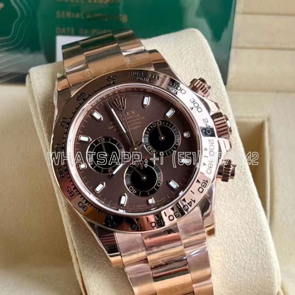 Rolex Daytona 126505 Brown/Black Dial On Oyster Bracelet Swiss 4130 BT Factory