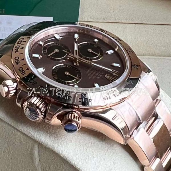 Rolex Daytona 126505 Brown/Black Dial On Oyster Bracelet Swiss 4130 BT Factory