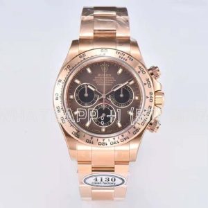 Rolex Daytona 126505 Brown/Black Dial On Oyster Bracelet Swiss 4130 Clean Factory