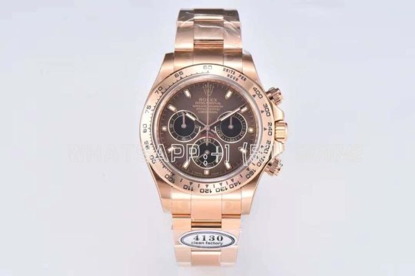 Rolex Daytona 126505 Brown/Black Dial On Oyster Bracelet Swiss 4130 Clean Factory