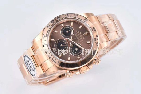 Rolex Daytona 126505 Brown/Black Dial On Oyster Bracelet Swiss 4130 Clean Factory
