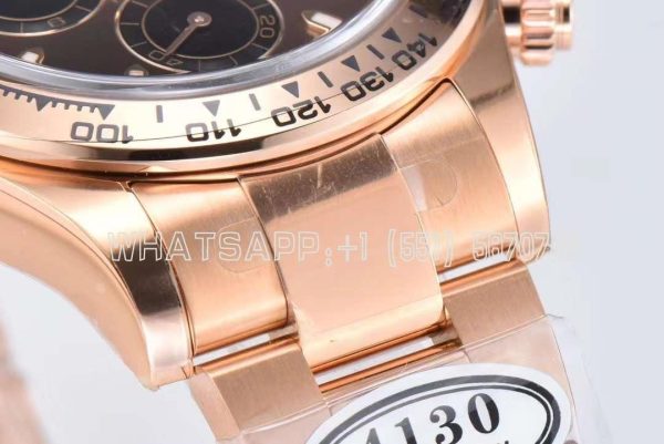 Rolex Daytona 126505 Brown/Black Dial On Oyster Bracelet Swiss 4130 Clean Factory