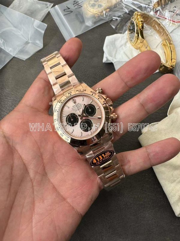Rolex Daytona 126505 RG/Black Dial on RG Braclet 4131 QF Factory
