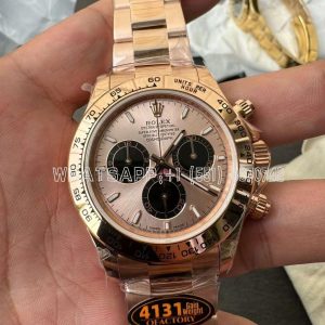 Rolex Daytona 126505 RG/Black Dial on RG Braclet 4131 QF Factory