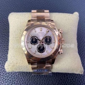Rolex Daytona 126505 RG/Black Dial on RG Braclet Swiss 4130 Clean Factory