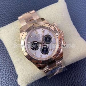 Rolex Daytona 126505 RG/Black Dial on RG Braclet Swiss 4130 Clean Factory