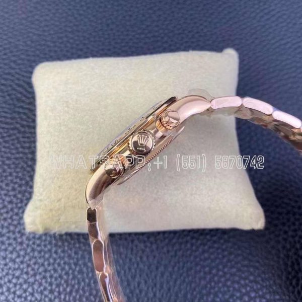 Rolex Daytona 126505 RG/Black Dial on RG Braclet Swiss 4130 Clean Factory - Image 6