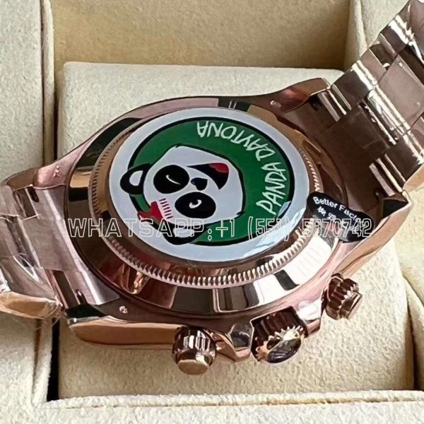 Rolex Daytona 126505 RG Dial Crystal Markers On RG Bracelet Swiss 4130 BT Factory - Image 7