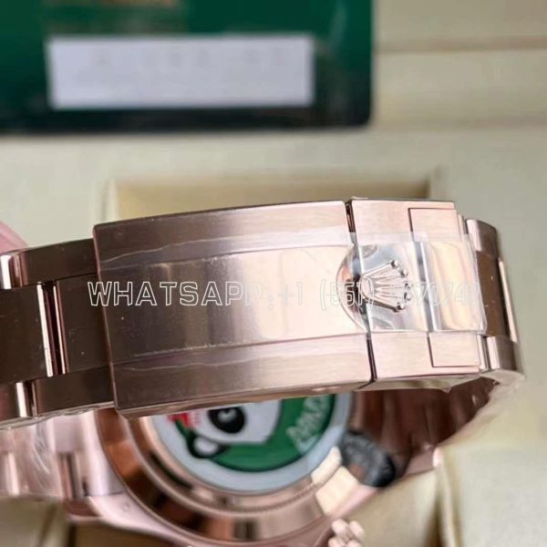 Rolex Daytona 126505 RG Dial Crystal Markers On RG Bracelet Swiss 4130 BT Factory - Image 9