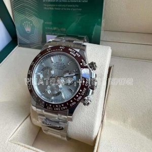 Rolex Daytona 126506 Ice Blue Crystal Dial on SS Bracelet Strap Swiss 4130 BT Factory