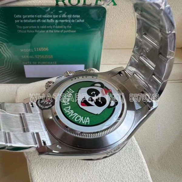 Rolex Daytona 126506 Ice Blue Crystal Dial on SS Bracelet Strap Swiss 4130 BT Factory - Image 7